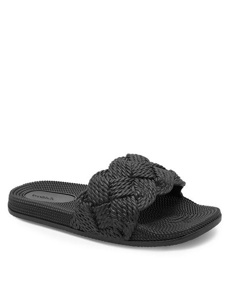 MEXX Klapki CEO-MICH1906041W-01 Czarny. Czarne klapki damskie Mexx, bez wzorów, z syntetyku, bez obcasa, bez zapięcia. Za 47.99 zł.