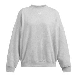 Bluza damska Under Armour Rival Fleece OS Crew. Szare bluzy damskie Under Armour, s, bez wzorów, sportowe, bez ramiączek, bez kaptura. Za 169.99 zł.