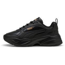Buty sportowe damskie Puma Cassia 2.0 L. Czarne obuwie sportowe damskie Puma, bez wzorów, z syntetyku, bez zapięcia, na fitness i siłownię. Za 229.00 zł.