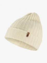 Czapka Fjallraven Byron Hat Thin - chalk white. Białe czapki damskie Fjällräven, na zimę, bez wzorów, z materiału. Za 231.05 zł.