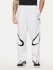 Adidas Spodnie dresowe adicolor Teamgeist JP1119 Biały Regular Fit. Białe spodnie sportowe męskie Adidas, m, bez wzorów, z dresówki. Za 199.99 zł.