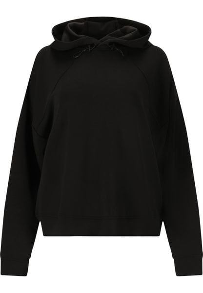 Bluza damska z kapturem Endurance Jade. Czarne bluzy damskie Endurance, bez wzorów, z elastanu, klasyczne, bez ramiączek, z kapturem. Za 223.50 zł.