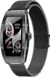 Smartwatch Kumi K18 Czarny (KU-K18/BK). Czarne zegarki smartwatch Kumi, bez wzorów. Za 231.89 zł.