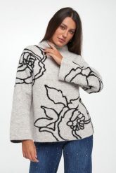 Sweter damski z wełną JOSEPH RIBKOFF. Swetry nierozpinane damskie Joseph Ribkoff, m, bez wzorów, z wełny, bez kołnierzyka, bez ramiączek. Za 899.00 zł.