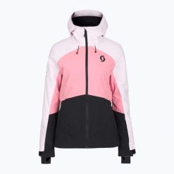 Kurtka narciarska damska SCOTT Ultimate Dryo 10. Czerwone kurtki sportowe damskie Scott, na zimę, l, bez wzorów, z materiału, bez ramiączek, bez kaptura, narciarskie. Za 899.99 zł.