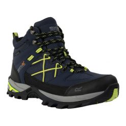Męskie Buty Do Chodzenia Samaris III. Fioletowe buty zimowe męskie Regatta, bez wzorów, bez obcasa, bez zapięcia. Za 272.99 zł.