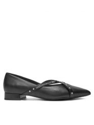 KARL LAGERFELD Baleriny Kerrie KL40155 Czarny. Czarne balerinki damskie KARL LAGERFELD, bez wzorów, ze skóry, bez obcasa, bez zapięcia. Za 479.99 zł.