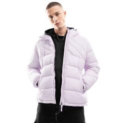 Kurtka puchowa lifestyle meska Siroko Pop. Fioletowe kurtki męskie SIROKO, na zimę, m, bez wzorów, z materiału, klasyczne, z kapturem. Za 148.00 zł.