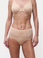 Chantelle Figi klasyczne z wysokim stanem Norah C13F30 Beżowy. Brązowe majtki damskie Chantelle, z syntetyku. Za 159.99 zł.