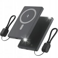 Powerbank Imiki POWERBANK 5000 mAh Szybkie ładowanie USB-C bezprzewodowe 15 W 118g Imiki. Powerbanki IMIKI. Za 249.60 zł.