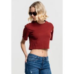 Koszulka damska Urban Classic short Oversized. Czerwone bluzki damskie Urban Classics, bez wzorów, bez kołnierzyka, bez ramiączek. W wyprzedaży za 39.00 zł.