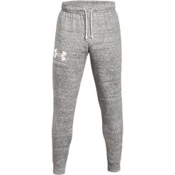 Spodnie joggingowe Under Armour Rival Terry. Szare spodnie sportowe męskie Under Armour, m, bez wzorów, z bawełny, do biegania. Za 290.00 zł.