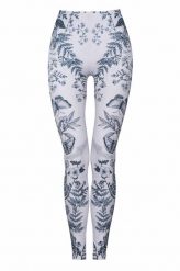 Legginsy sportowe damskie DEEP TRIP Botanic. Szare legginsy damskie DEEP TRIP, l, bez wzorów, z elastanu, na fitness i siłownię. Za 179.00 zł.