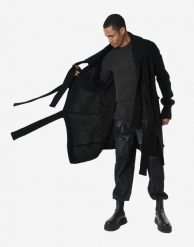La Haine Inside Us Kardigan "Unisex" | LM281 | Mężczyzna | Czarny. Czarne swetry męskie La Haine Inside Us, m, bez wzorów, z materiału, bez kołnierzyka, bez ramiączek. W wyprzedaży za 849.00 zł.