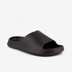 Klapki damskie Coquiai 9197. Czarne klapki damskie Erima, na lato, bez wzorów, z bawełny, retro, bez obcasa, bez zapięcia. Za 131.99 zł.