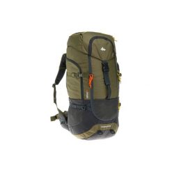 Plecak trekkingowy Forclaz 70 l. Brązowe plecaki damskie QUECHUA, bez wzorów, z materiału. Za 199.99 zł.