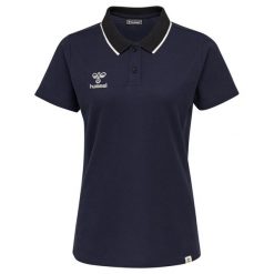 Koszulka polo damska hml Move Polo Woman. Szare bluzki damskie Hummel, s, bez wzorów, sportowe, bez kołnierzyka, bez ramiączek. Za 74.00 zł.