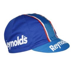 Czapka rowerowa Gist Equipe Vintage Reynolds. Niebieskie czapki damskie GIST, bez wzorów. Za 118.50 zł.