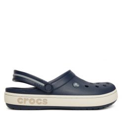 Klapki Crocs. Niebieskie klapki męskie Crocs, bez wzorów, bez zapięcia. Za 259.99 zł.