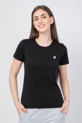Jott Koszulka damska Jott Rosas SS23WTSH10-999. Bluzki damskie Jott, bez wzorów, bez kołnierzyka, bez ramiączek. Za 219.00 zł.