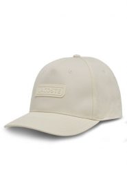 Lacoste Czapka z daszkiem RK0742 Beżowy. Brązowe czapki damskie Lacoste, bez wzorów, z materiału. Za 149.99 zł.