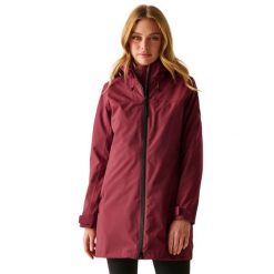 Kurtka turystyczna damska Regatta Denbury V 3w1 z membraną 15K. Czerwone kurtki sportowe damskie Regatta, bez wzorów, z poliamidu, bez ramiączek, bez kaptura. Za 579.70 zł.