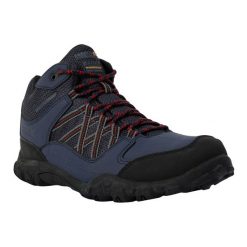 Męskie Buty Trekkingowe Edgepoint Mid. Czarne buty zimowe męskie Regatta, bez wzorów, bez obcasa, bez zapięcia. Za 213.99 zł.