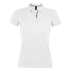Damska Koszulka Polo Portland. Białe koszulki sportowe damskie SOL'S, m, bez wzorów, bez ramiączek. Za 110.99 zł.