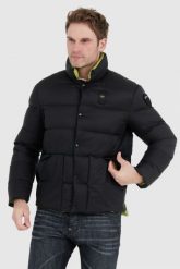 BLAUER Czarna puchowa kurtka męska FLETCHER. Czarne kurtki męskie Blauer USA, l, bez wzorów, z puchu, bez kaptura. W wyprzedaży za 1,089.99 zł.