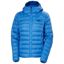 Damska kurtka z kapturem Helly Hansen Verglas Down 2.0. Niebieskie kurtki sportowe damskie Helly Hansen, bez wzorów, z puchu, bez ramiączek, z kapturem, trekkingowe. Za 1,152.00 zł.