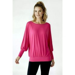 Bluzka damska do tańca i fitness różowa Latina 2skin. Czerwone bluzki damskie 2SkIN, bez wzorów, sportowe, bez kołnierzyka, bez ramiączek. Za 139.00 zł.