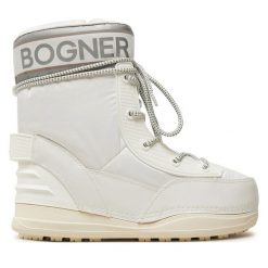 Śniegowce Bogner. Białe śniegowce damskie Bogner, bez zapięcia. Za 1,399.00 zł.
