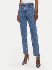 Noisy May Jeansy Daisy 27031099 Niebieski Mom Fit. Niebieskie jeansy damskie Noisy May, bez wzorów, z bawełny. Za 189.99 zł.