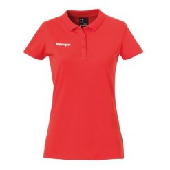 Damska koszulka polo Kempa Basics. Czerwone bluzki damskie Kempa, xs, bez wzorów, bez kołnierzyka, bez ramiączek. Za 163.50 zł.