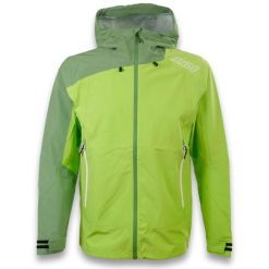 Kurtka Ande Pieve Dorośli. Zielone kurtki sportowe męskie ANDE, l, bez wzorów, z materiału, z kapturem, trekkingowe. Za 441.99 zł.
