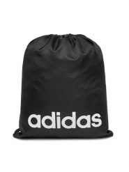 Adidas Worek Linear Gym Sack JE8342 Czarny. Czarne torebki do ręki damskie Adidas, bez wzorów, z materiału, bez dodatków. Za 49.99 zł.