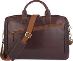 Beltimore Torba męska skórzana na ramię laptopa duża koniakowa biznesowa Beltimore N01. Torby na laptopa damskie Beltimore, bez wzorów. Za 379.99 zł.