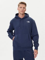 The North Face Bluza Essential NF0A89ES Granatowy Regular Fit. Niebieskie bluzy męskie The North Face, m, bez wzorów, z bawełny, bez ramiączek, bez kaptura. Za 259.99 zł.