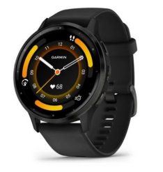 Garmin Venu 3 czarny. Czarne zegarki sportowe Garmin, z aplikacjami, do biegania. Za 1,649.00 zł.