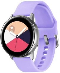 SILIKONOWA OPASKA DO SMARTWATCH 22MM UNIWERSALNA, PURPLE / FIOLETOWY. Fioletowe zegarki smartwatch Hello Case, bez wzorów. Za 15.01 zł.