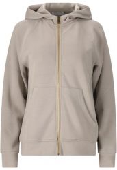 Damska bluza z kapturem full zip Athlecia Jacey. Brązowe bluzy damskie Athlecia, l, bez wzorów, z materiału, eleganckie, bez ramiączek, z kapturem. Za 259.50 zł.