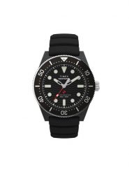 Timex Zegarek Deepwater Reef 200 XCF TW2Y02200 Czarny. Czarne, analogowe zegarki męskie Timex, bez wzorów. Za 1,099.00 zł.