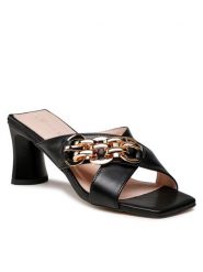 L37 Klapki Give Me Strength S29 Czarny. Czarne klapki damskie L37, bez wzorów, ze skóry, bez obcasa, bez zapięcia. Za 449.99 zł.