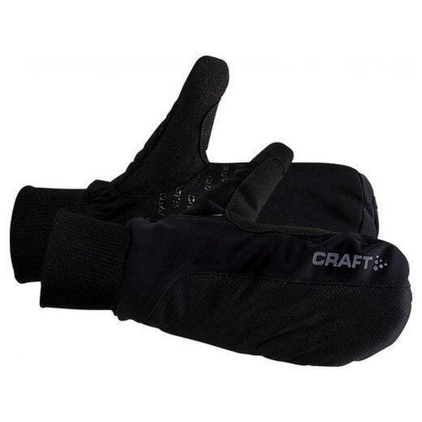 Rękawice Craft core insulate mitten. Czarne rękawiczki damskie Craft, bez wzorów, z polaru. Za 207.50 zł.