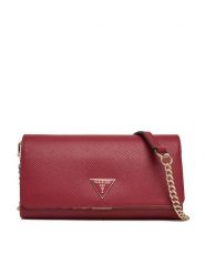 Guess Torebka Noelle II Mini HWZG96 72750 Czerwony. Czerwone torebki do ręki damskie Guess, z aplikacjami, ze skóry, bez dodatków. Za 339.99 zł.