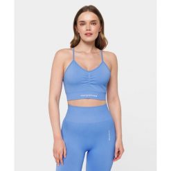 Biustonosz bezszwowy Carpatree Allure niebieski. Niebieskie bielizna sportowa damska Carpatree, s, bez wzorów. W wyprzedaży za 119.99 zł.