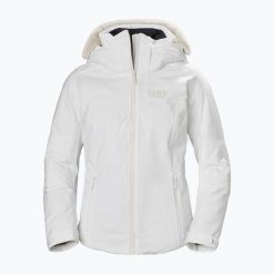 Kurtka narciarska damska Helly Hansen Verbier Infinity. Białe kurtki sportowe damskie Helly Hansen, na zimę, m, bez wzorów, bez ramiączek, bez kaptura, narciarskie. Za 3,199.00 zł.