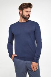 Sweter męski z jedwabiem LIU JO. Swetry męskie Liu Jo, l, bez wzorów, bez kołnierzyka, bez ramiączek. W wyprzedaży za 353.40 zł.