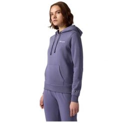 Bluza damska Champion Hooded Sweatshirt. Fioletowe bluzy damskie Champion, bez wzorów, z bawełny, bez ramiączek, z kapturem. Za 203.99 zł.
