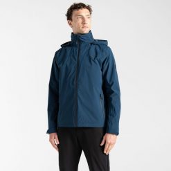 Kurtka przeciwdeszczowa męska Switch Out II. Brązowe kurtki męskie Dare 2B, l, bez wzorów, z materiału, sportowe, bez kaptura. W wyprzedaży za 499.99 zł.